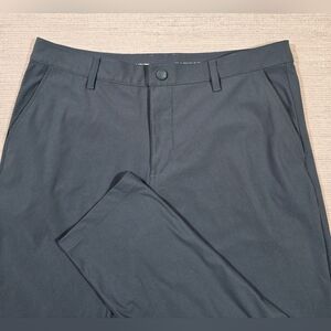 Rhone Commuter Pants Slim Men Sz 34 Blue Performance Stretch Chino Golf Preppy